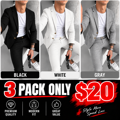 Limited-Time Offer- Men's Versatile Stretch Business Suit