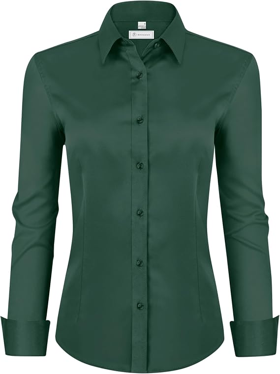 💚Womens Classic-Fit Dress Shirts