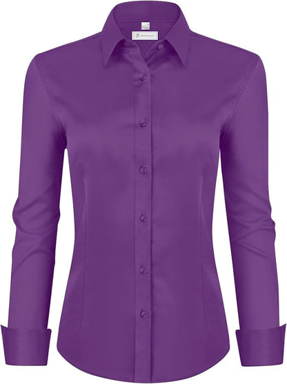 💚Womens Classic-Fit Dress Shirts