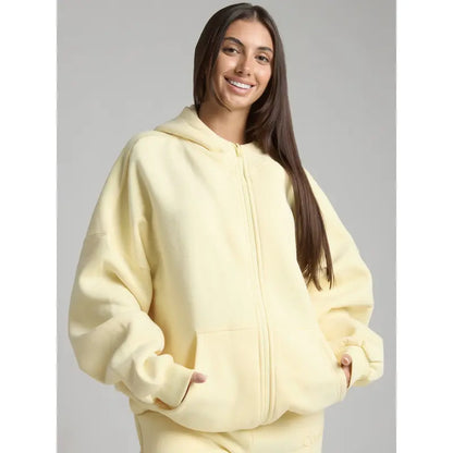 CloudSoft Oversized Zip Up Hoodie | Ultra Soft Hoodie For Men & Women