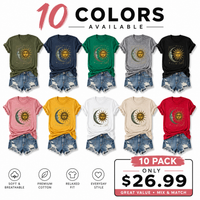 10-PACK ONLY $26.99 Includes: One of Each Color
