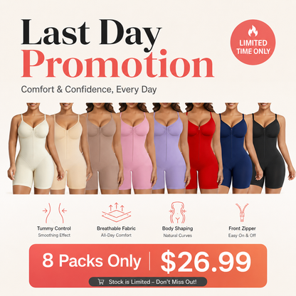 Shapewear for Women Tummy Control Bodysuits Zip-Up Comfort Ultra Stretch Fabric Customizable Fit Breathable Mesh Design Comfortable Fit