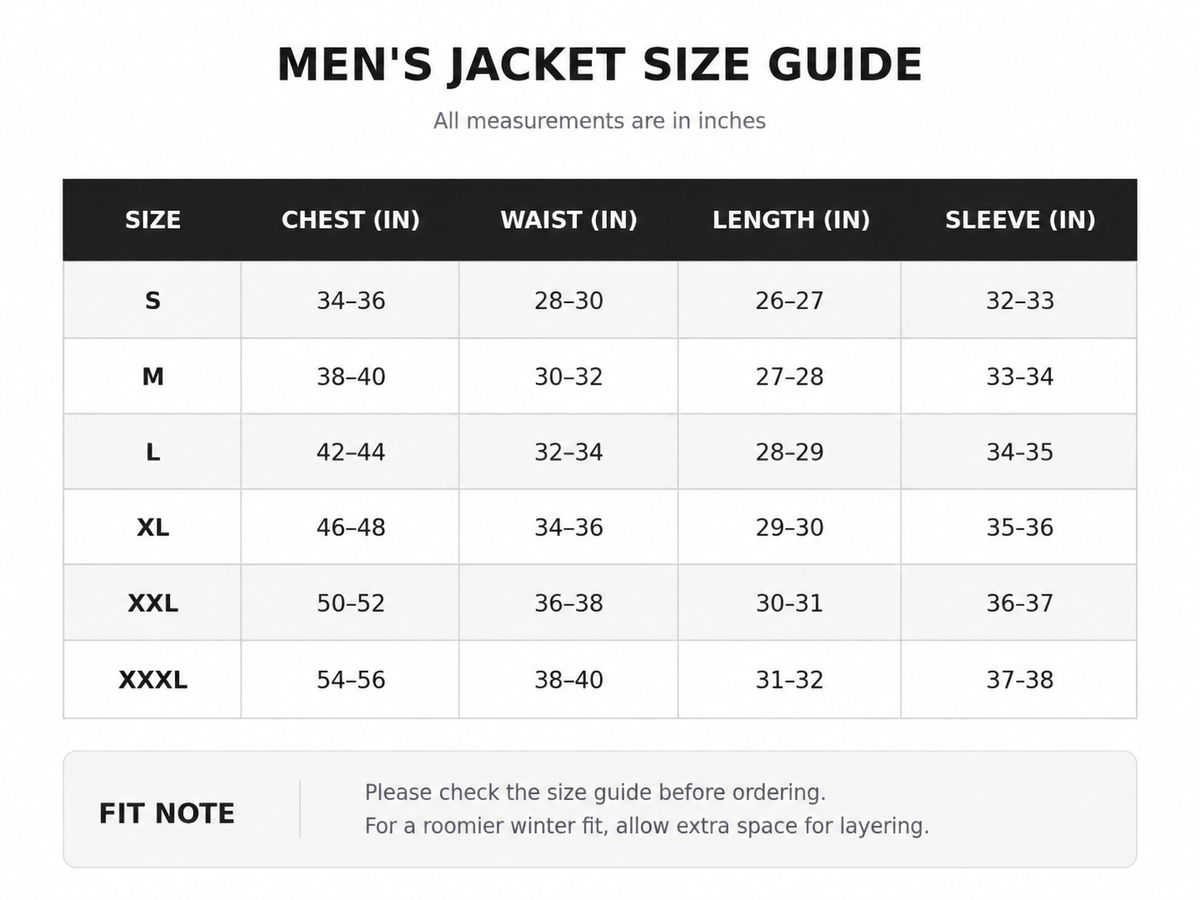 Men's Winter Waterproof Ski Jacket