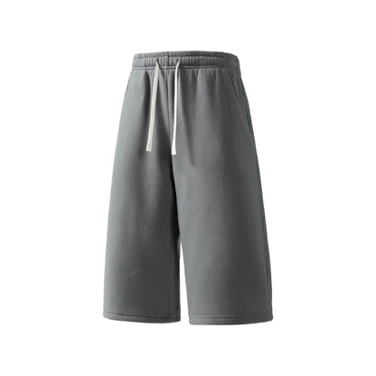 7-Pack Casual Wide Leg Sweat Shorts – Soft Drawstring Lounge Shorts for Everyday Comfort