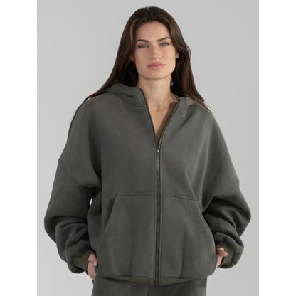 CloudSoft Oversized Zip Up Hoodie | Ultra Soft Hoodie For Men & Women