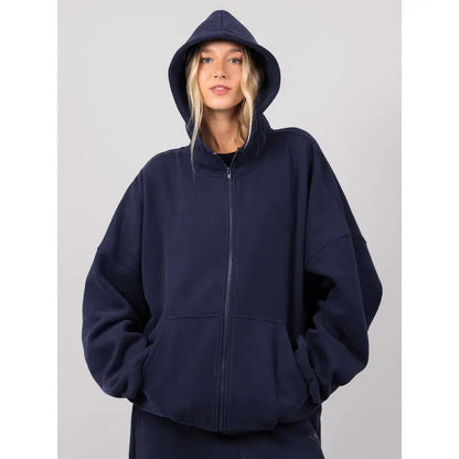 CloudSoft Oversized Zip Up Hoodie | Ultra Soft Hoodie For Men & Women