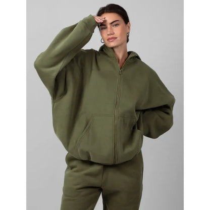CloudSoft Oversized Zip Up Hoodie | Ultra Soft Hoodie For Men & Women