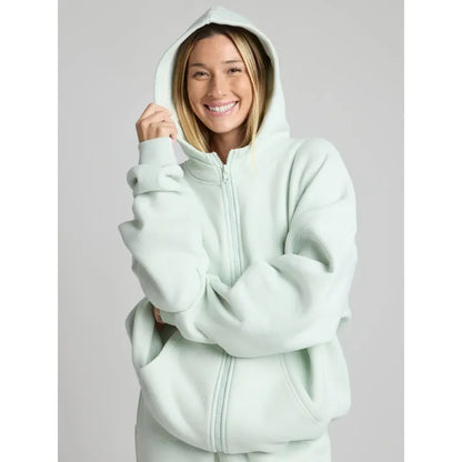 CloudSoft Oversized Zip Up Hoodie | Ultra Soft Hoodie For Men & Women