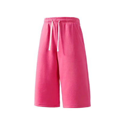 7-Pack Casual Wide Leg Sweat Shorts – Soft Drawstring Lounge Shorts for Everyday Comfort
