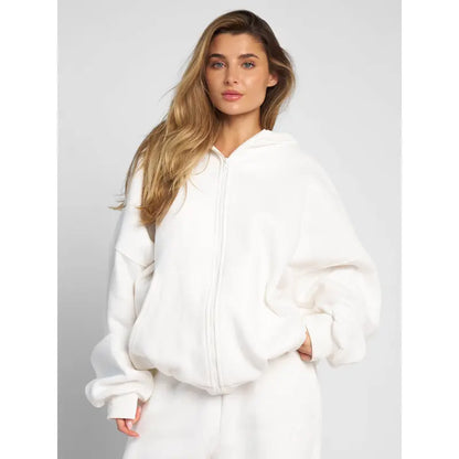 CloudSoft Oversized Zip Up Hoodie | Ultra Soft Hoodie For Men & Women