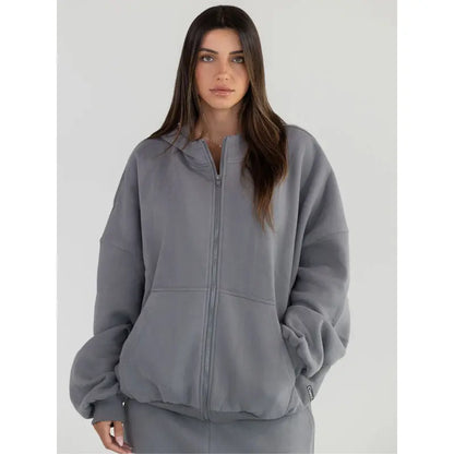 CloudSoft Oversized Zip Up Hoodie | Ultra Soft Hoodie For Men & Women