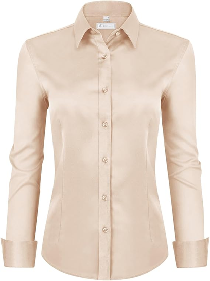 💚Womens Classic-Fit Dress Shirts