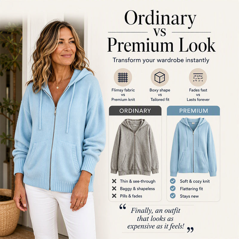 🌸Women's Loose Hooded Knit Cardigan