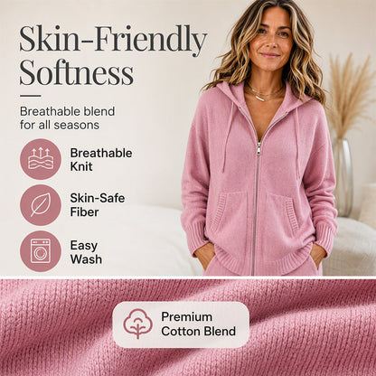 🌸Women's Loose Hooded Knit Cardigan