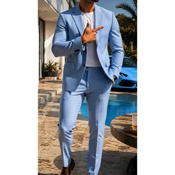 Limited-Time Offer- Men's Versatile Stretch Business Suit